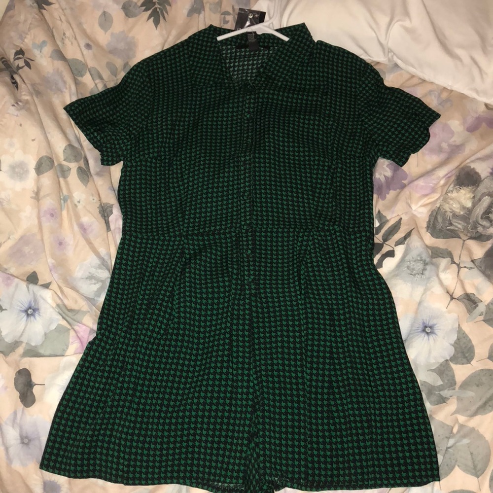 Checkered romper